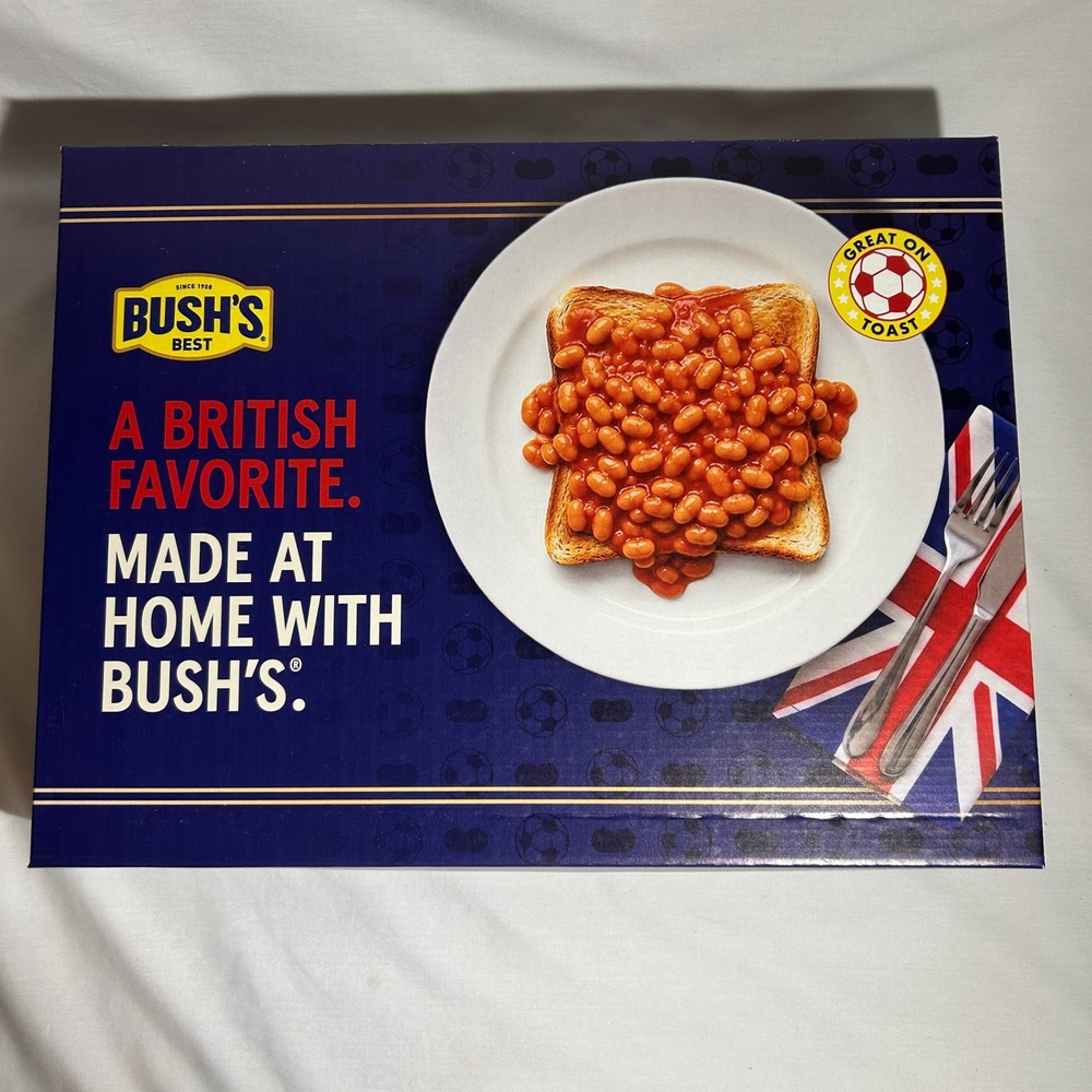 Bush's Best Beans on Toast Limited Edition Kit Soccer Jersey Size Large New